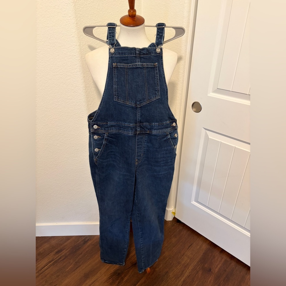 Old Navy Dark Blue Women's Jeans Overalls